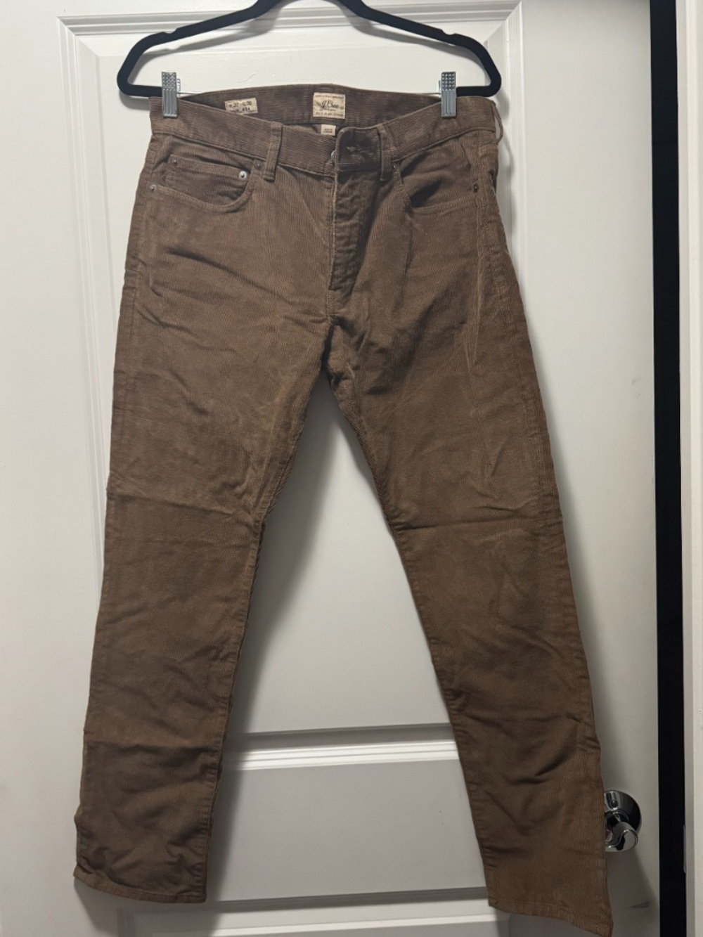 Mens J Crew Brown Corduroy Pants